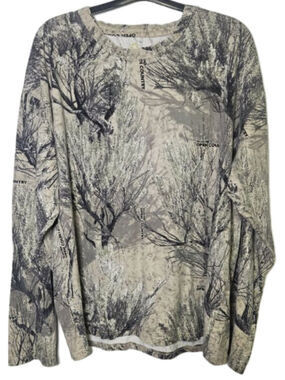 TWO! Camo shirts Redhead and Open Country size Large